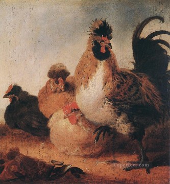  maler - Hahn und Hühner Landschaft Maler Aelbert Cuyp